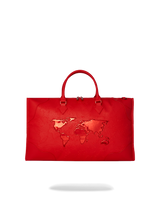 JAMES FIRST CLASS RUBY RED PYRAMID LARGE DUFFLE