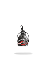 SCRIBBLE DRIBBLE CHECK BACKPACK KEYCHAIN